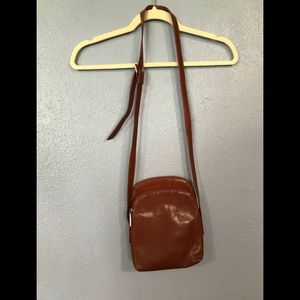Hobo International brown leather crossbody purse